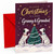 Granny & Grandad Christmas Card, Dalmatians by Tree