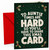 Auntie Christmas Card Funny To Auntie Times Are Hard Holly