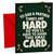 Funny Dad & Partner Christmas Card Hard Times Share This Xmas