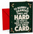 Nanny & Grandad Christmas Card Funny Hard Share This Xmas