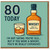 Funny 80th Birthday Card - Whisky Aged to Perfection Design - 80 Today - I'm Not Saying You're Old... If You Were a Whisky You'd Be Really Expensive - Humour Card for Lovers