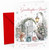Granddaughter & Partner Christmas Card Bear & Bunny with Gifts