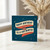 Happy Birthday To A Fab Auntie Card - Ribbon Banner with Cake and Stars - Fun Aunt Birthday Card for Auntie