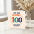 Hip Hip Hooray 100 Today Birthday Card - Colourful Confetti Burst Design, Bold Multicoloured 100 - Milestone 100th Birthday for Him or Her