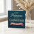 Godmother Birthday Card - Every Princess Needs a Godmother, Happy Birthday Ribbon Design, Elegant Typography on Teal - Card for from Goddaughter or Godson