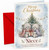 Niece Christmas Card with Teddy Bears and Tree Gift