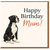 Mum Birthday Card - Boxer Dog Illustration - Happy Birthday Mum - Cute Dog Lover Design for from Son or Daughter