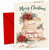 Daughter & Son-in-Law Christmas Card Poinsettia Cake