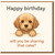 Cute Puppy Birthday Card - Happy Birthday, Will You Be Sharing That Cake? Funny Dog Lover Card for Friends, Family or Colleagues