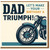 Dad Birthday Card - Vintage Motorcycle Design - Let's Make Your Birthday a Triumph!