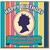 Funny Birthday Card For Her - From One Queen to Another - Colourful Stripes and Crown Cameo Design