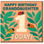 Granddaughter 1st Birthday Card - Happy Birthday Granddaughter, 1 Today with Ladybirds and Leaves - Cute First Card for