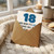 Funny 18th Birthday Card - '18 And Now It's Legal, Alcohol Will Never Taste As Good Again' Bold Blue Number Design