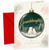 Granddaughter Christmas Card, Polar Bears Bauble Illustration