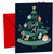 Both of You Christmas Card, Christmas Tree with Santa Baubles