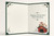 Christmas Card with Sleeping Dog on Doghouse and Lights
