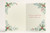 Christmas Card with Watercolour Holly and Berries Wreath