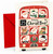 Christmas Card, Happy ChristBus Red Bus with Santa & Friends
