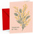 Sympathy Card Thinking of You Yellow Mimosa Flowers