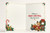Christmas Card Cute Puppy in Santa Hat with Presents