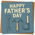 Happy Father's Day Card for Dad - Tools Illustration - 145mm x 145mm Square Greeting Card, Includes Kraft Envelope