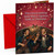 Christmas Card Fiddle Quote with Victorian Violin Players