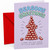 Christmas Card Seasons Greetings Babybel Cheese Statue Funny