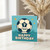 7th Birthday Card - Football '7 Today' Happy Birthday Card for Kids, Ball and Stars Design