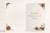 Christmas Card Be Merry Don't Worry Poinsettia Wreath