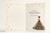 Christmas Card Festive Wishes Woman Christmas Tree Dress