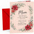 Mum Mother's Day Card, Floral Poinsettia and Eucalyptus