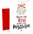 Christmas Card You're My Kiss Under the Mistletoe