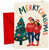 Christmas Card Couple in Matching Jumpers by Tree