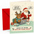 Funny Christmas Card Santa and Reindeer Laptop Search History