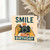 Smile It's Your Birthday Card - Retro Camera Illustration, Bold Typographic Design, Fun Photo-Themed Greeting for Friends, Family, Him or Her