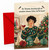 Funny Christmas Card, Woman in Light-Up Jumper and Wine