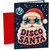 Christmas Card Disco Santa with Star Sunglasses