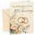 Son & Daughter-in-Law 10th Anniversary Card Rose Gold Rings