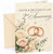 Sister & Brother-in-Law 2nd Anniversary Card Rose Gold Rings