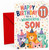 Son 11th Birthday Card Party Cats and Confetti