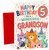 Grandson 5th Birthday Card Party Cats in Hats and Confetti