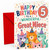 Great Niece 5th Birthday Card Party Cats and Confetti