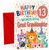 Great Granddaughter 13th Birthday Card Party Cats and Confetti