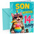 Son 14th Birthday Card Meowgical Unicorn Cat Cocktail