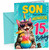 Son 15th Birthday Card Meowgical Cat Unicorn Cocktail