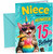 Niece 15th Birthday Card Unicorn Cat Rainbow Cocktail