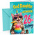 God Daughter 26th Birthday Card Unicorn Cat Rainbow Cocktail