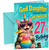 God Daughter 27th Birthday Card Meowgical Unicorn Cat Cocktail
