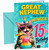 Great Nephew 15th Birthday Card Funny Unicorn Cat Cocktail