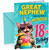 Great Nephew 18th Birthday Card Unicorn Cat Cocktail